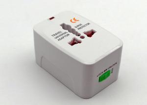 Quality 2 USB Port Charger Electric Plug Adapter , Universal World Power Plug Adapter wholesale