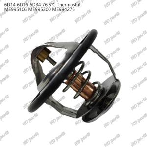Quality 6D14 6D16 6D34 Thermostat 76.5℃ ME995106 ME995300 ME994276 For Mitsubishi Engine wholesale