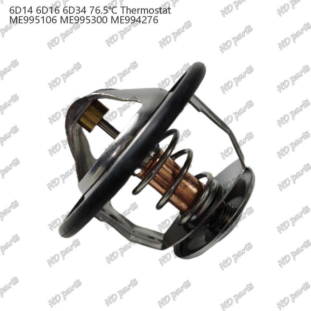 6D14 6D16 6D34 Thermostat 76.5℃ ME995106 ME995300 ME994276 For Mitsubishi Engine