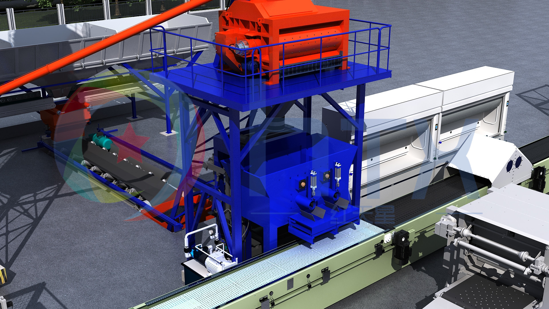 Cultured Stone Siding Panels Production Line Fully Automatic