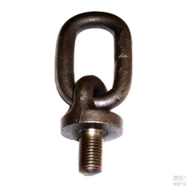 Galvanized Carbon Mild Steel Eye Bolt With Oval Link BS4278-2