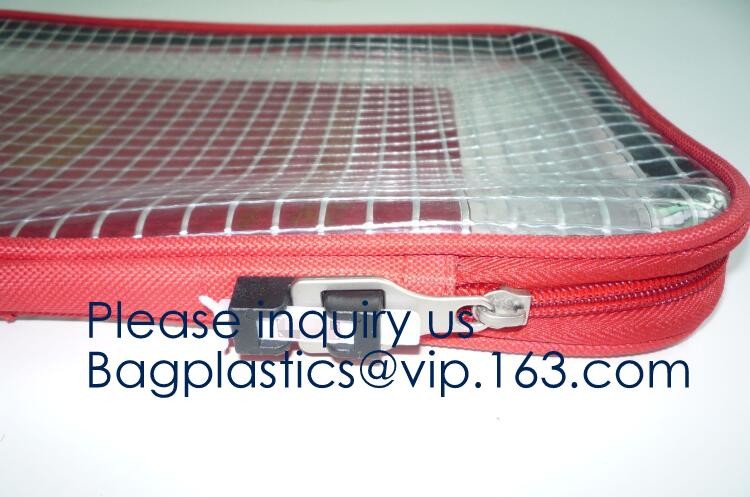 Waterproof Locking Storage Bag Bank Document Security Bag,Waterproof Nylon Security Night Deposit Bags Zipper Locking Ba