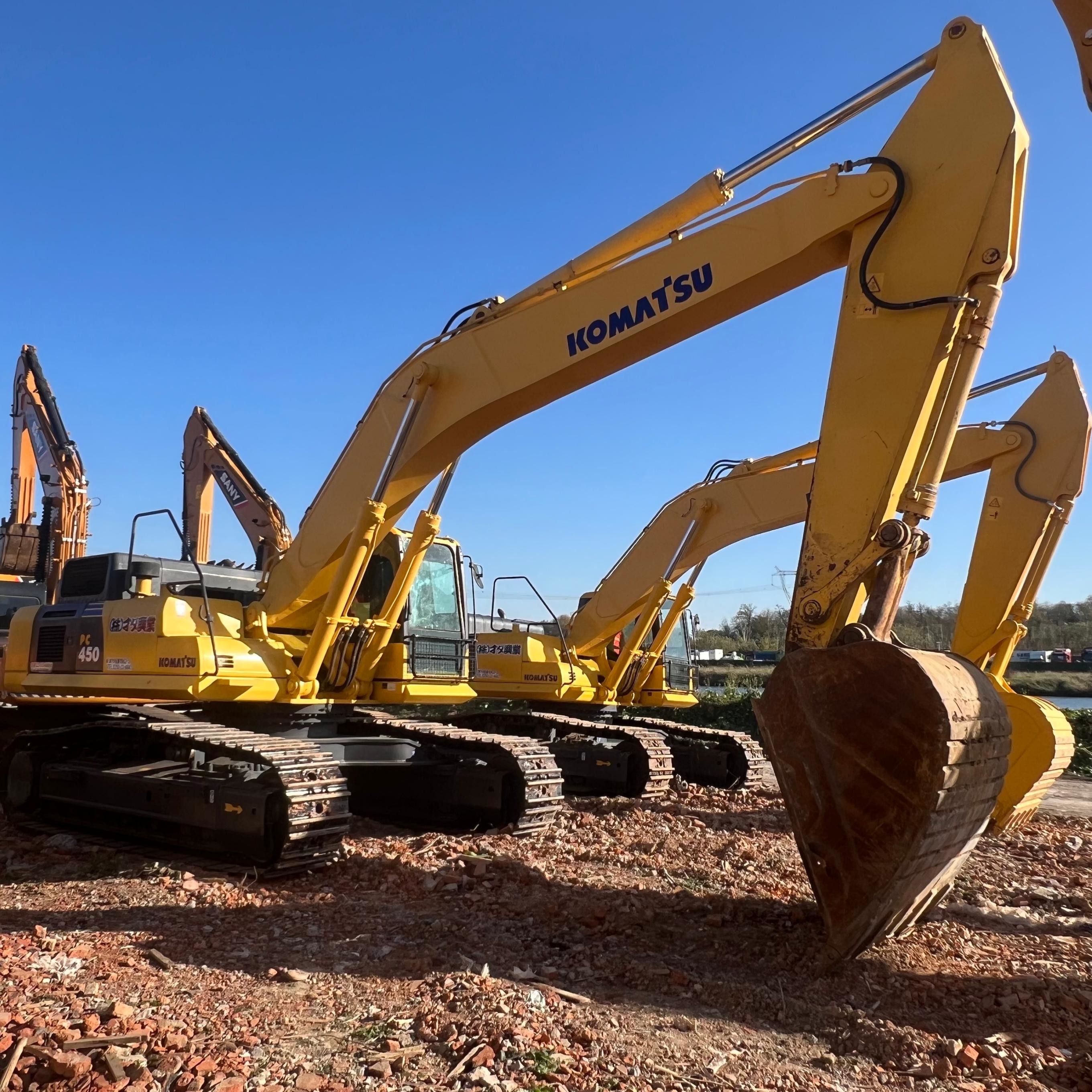 2020 Year Komastu Used 450-8 Mining Excavators 45 Tons Earth Moving Backhoe Digger