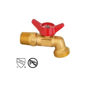 Quality Brass Hose Bibb Cock Ball Valve Male And Female Thread Ball Valve With Lock Nut wholesale