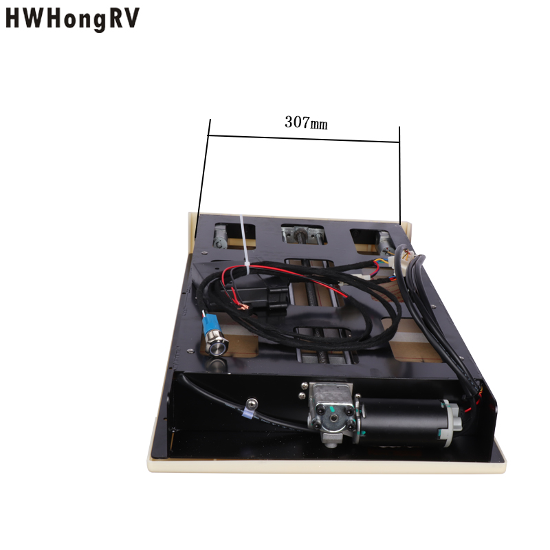 Powered rv recessed table be compatible for Caravan campervan and RV custom car seat electric powered foldable table