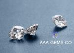 Jewelry Synthetic Moissanite Loose Stones White Hardness 9.2 To 9.5