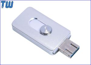 Quality Sliding Metal 64GB Thumb Drive USB 3.0 OTG 3IN1 Disk iPhone Adroid wholesale