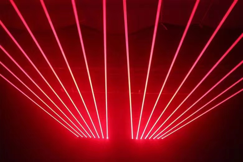 MF-7100XS Hexagonal Flash Background Laser Light for Party And Wedding Accessory