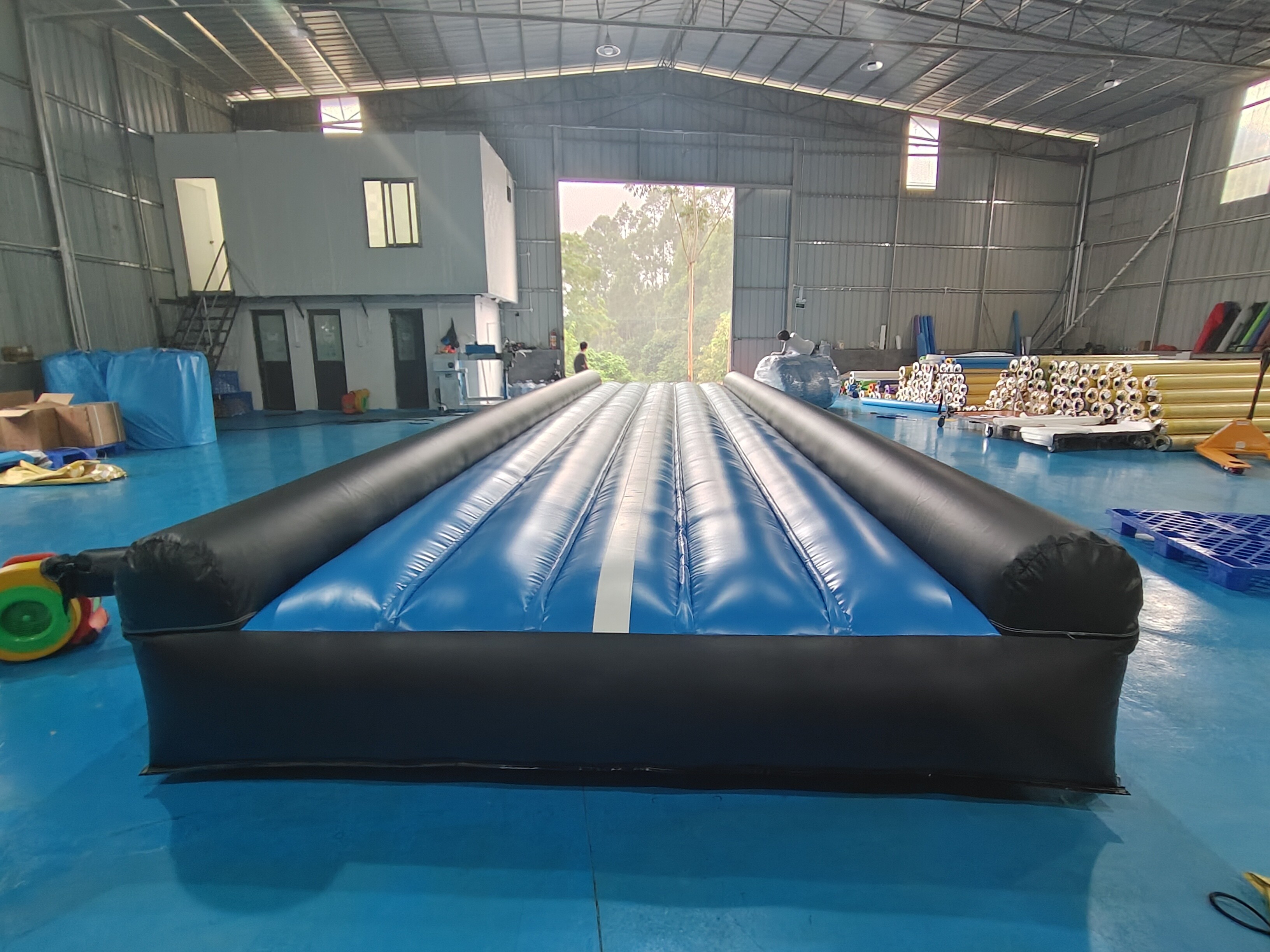 Tarpaulin Inflatable Air Track Mat Gym Equipment Home Fitness Gymnastics Floor Tumbling Mat