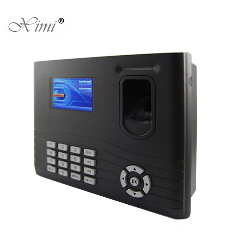 Linux System Color Screen ZK TCP/IP Fingerprint And RFID Card Time Attendance And Access Control Terminal WIth Back Up Battery