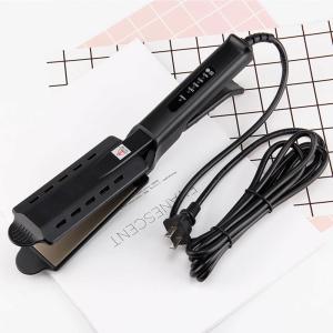 Quality FCC PTC Heating Element Steam Flat Iron Wet And Dry 2 In 1 Wide Hair Straightener wholesale