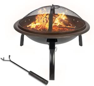 Quality Outdoor Wood Burning Brazier Charcoal Barbecue Pit Steel For Camping Beach wholesale