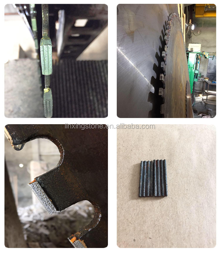 High Frequency Brazed Necessary Tools Diamond Segment for Nature Stone Welding Method