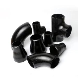 Quality Carbon Steel Black Pipe Fitting Tees ASTM A234 WPB Acid Proof wholesale