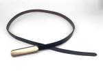 Adjustable Skinny Slim 1.4cm Womens Genuine Leather Belt