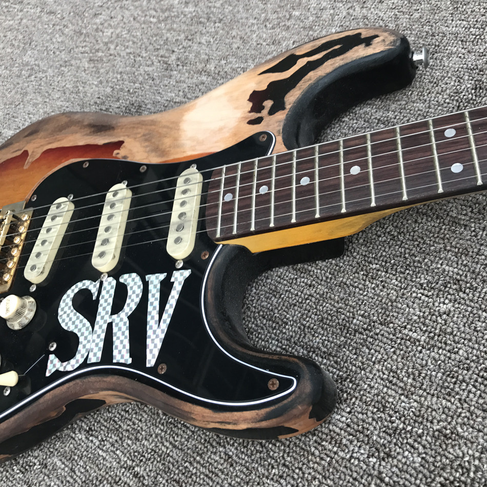 New high quality custom relic electric guitar, Rosewood Fingerboard relic electric guitar