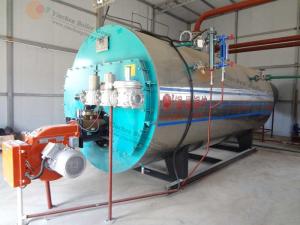Quality 30-1300hp Industrial Gas Fired Boilers / Textile Industry Horizontal Steam Boiler wholesale