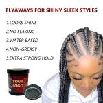 Glitter Edge Control Strong Hold Braiding Gel for Natural Hair Hair Extension