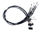 Soft UL94V0 Electrical Harness Wire Temperature Acquisition 15 Pin Multiple