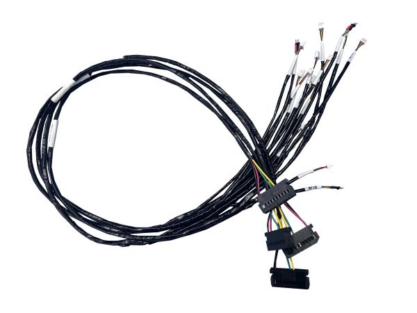 Soft UL94V0 Electrical Harness Wire Temperature Acquisition 15 Pin Multiple