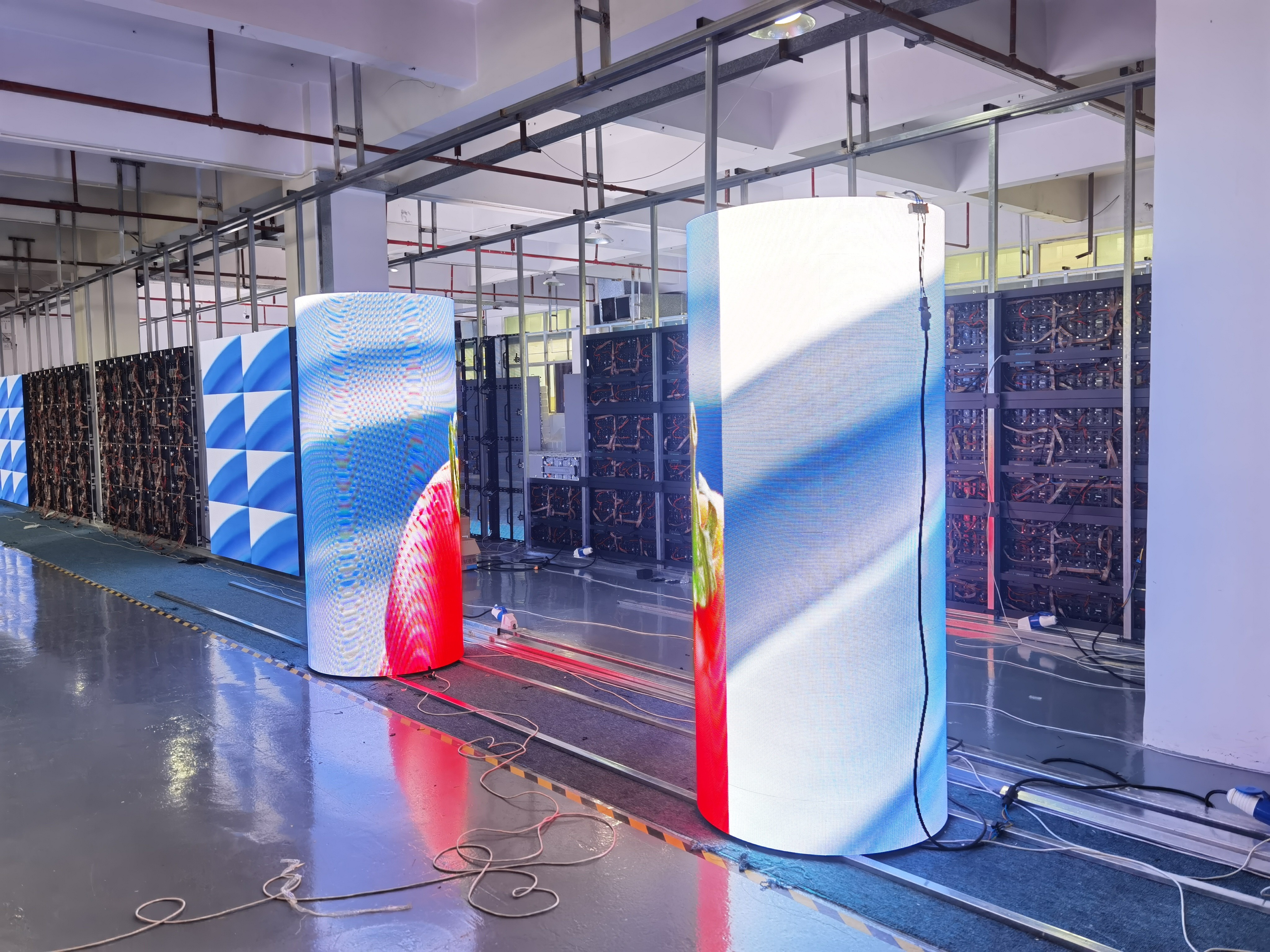 P1.25-P5 Indoor Flexible LED Module , Led Display Module Board With Control System