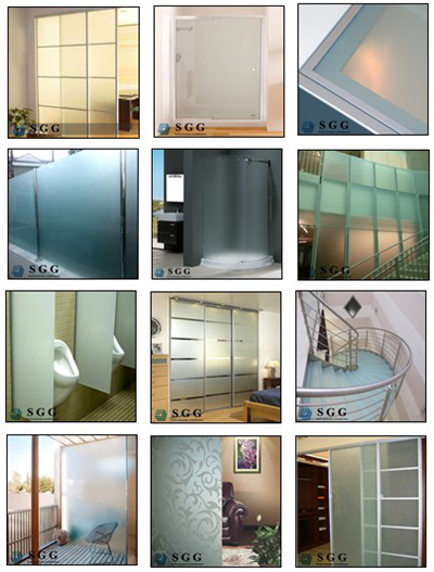 Bathroom Decorative Window Glass