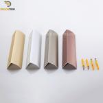 Aluminum Bullnose Edge Trim , Tile Step Edging Strip Screw Install