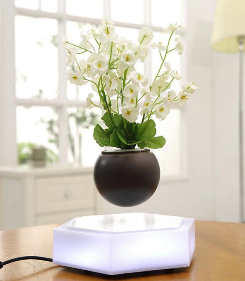 new christmas gift magnetic floating levitation air bonsai potted plant trees