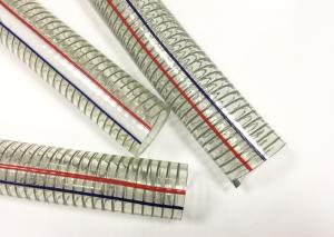 Quality Large Diameter PVC Spiral Steel Wire Reinforced Hose Flexible Anti Abrasion wholesale