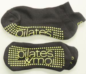 Quality Ankle Length Non Skid Yoga Socks Eco Friendly With Jacquard / Embroidery Pattern wholesale