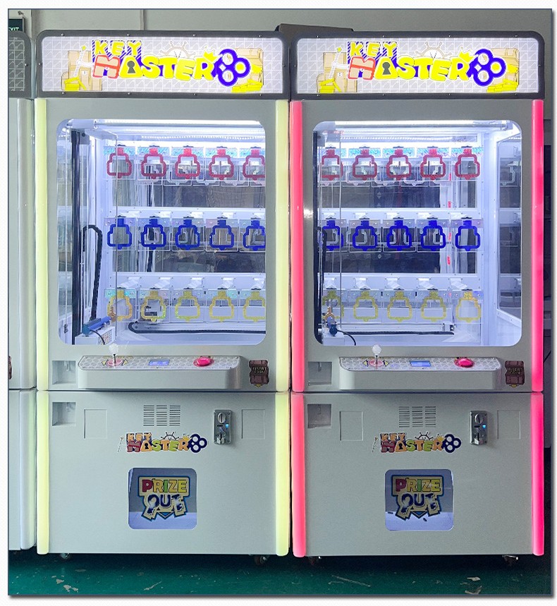 Plastic Age 6 Years Key Master Vending Machine for Coin Operated Prize Redemption Game