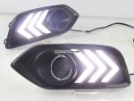 Honda HRV DRL LED Daytime driving turn signal Fog Lights aftermarket