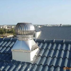 Quality Silver Self Driven Roof Fan Stainless Steel Frp Plastic Roof Turbine Turbo Fan Made wholesale