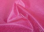 Cosmetic Bag Material Glitter Pvc Fabric / Glitter Pvc Film For Making Bags