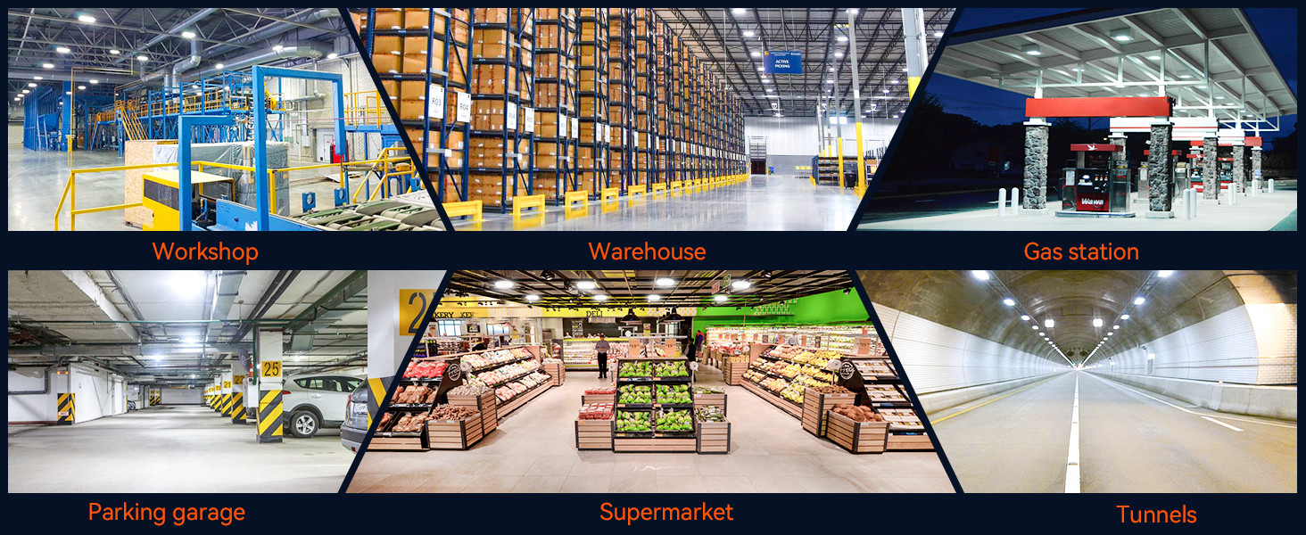 100W Square Gas Station Light IP65 With Adjustable Power / Color Temperature