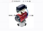 Three Way Pneumatic Actuator DN10 Sanitary Ball Valve