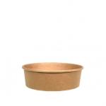 Dia 15cm 500ML 16OZ Recyclable Fast Packing Kraft Paper Bowl