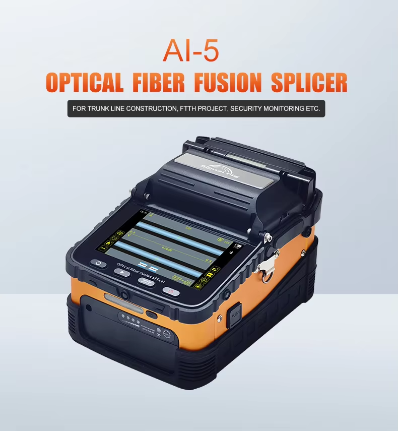 AI-5 4 ​​motors fiber optic fusion splicer automatic fusion splicer fiber optic fusion splicer