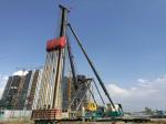 Excavator Mounted Pile Driving Equipment