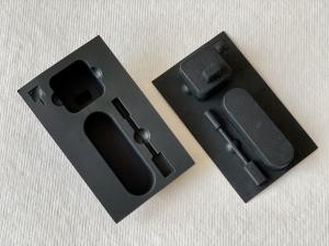Quality Black Molded Fiber Pulp Packaging Clamshell Thin Walled wholesale