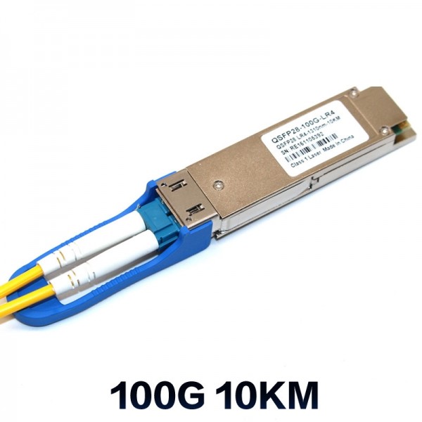 10KM DDM QSFP28 100G LR4 Wdm Sfp Module , Sfp Fiber Transceiver