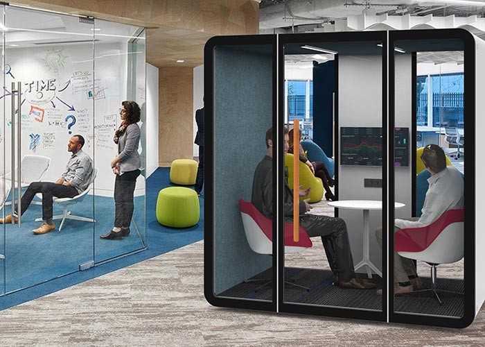 Acoustic Sound Booth For Council Chamber Easy Assembled Safety Office Silent Pods