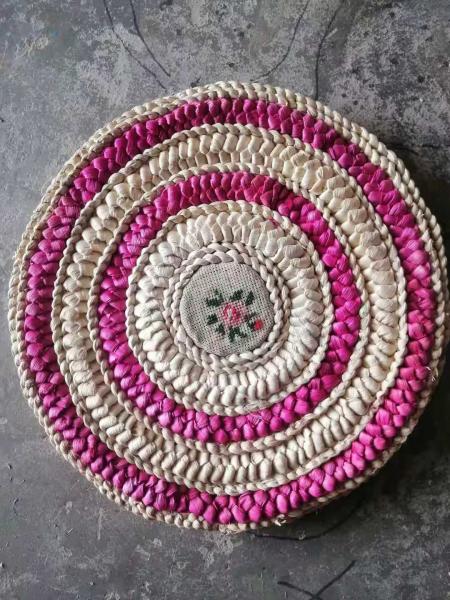 Eco-Friendly Natural Straw Household Seat Pad Grass Woven Hand-Woven Grass