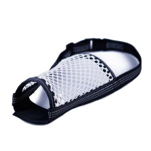Quality Reflective Nylon Mesh Dog Muzzle Custom Painted Logo Anti Barking wholesale