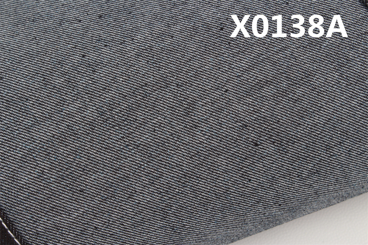 10.6Oz Grey Power Stretch Denim Fabric Super Dark Blue Sanforizing