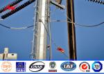Galvanized Steel Electrical Utility Poles Outdoor 11.9m 940dan