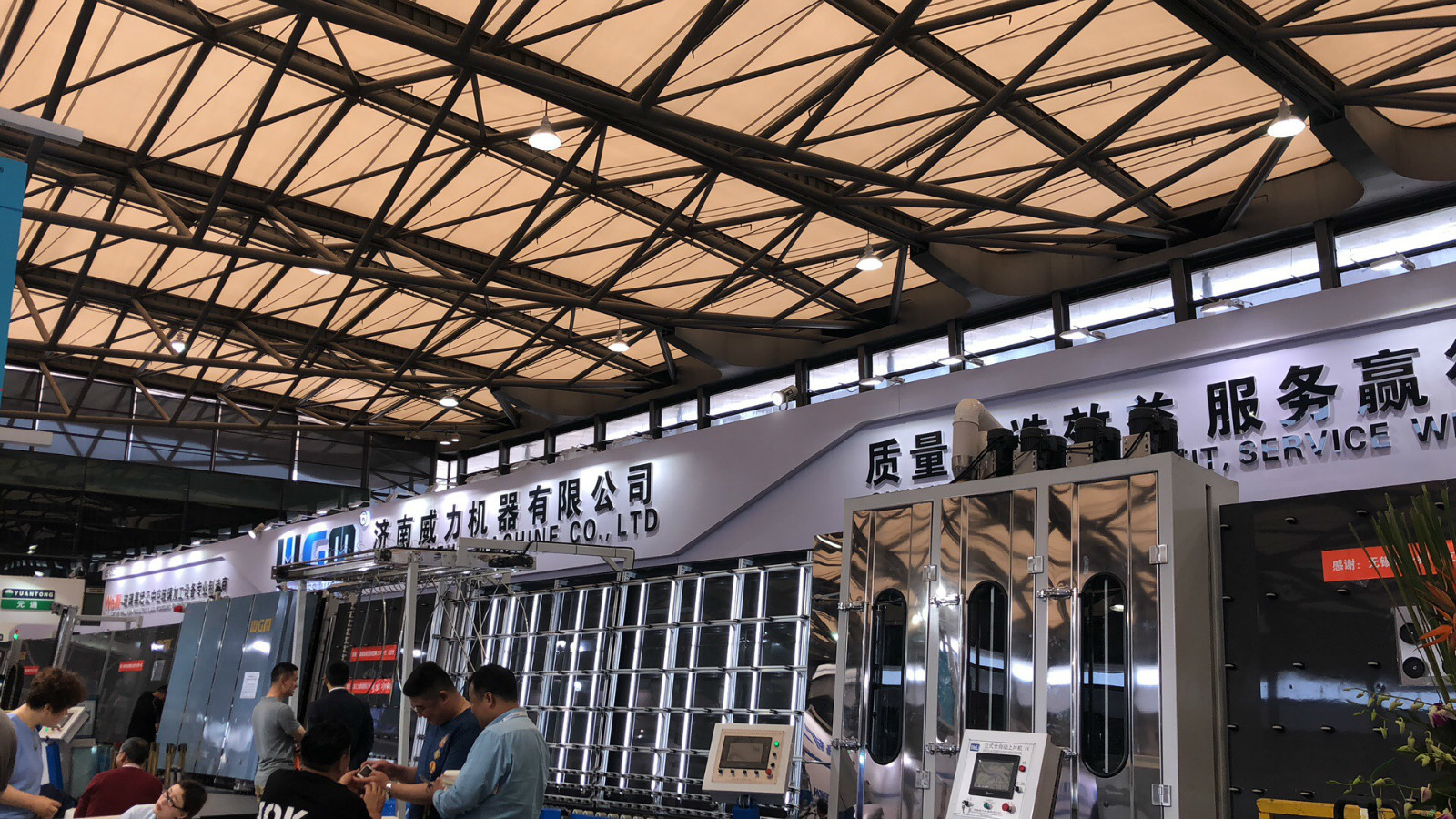 2000mm high Automatic Insulating Glass Machinery Double Glazing Production Line
