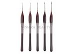 Siberian Kolinsky Hair 5PCS Body Paint Brushes set Acrylic Handle