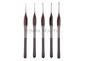 Quality Siberian Kolinsky Hair 5PCS Body Paint Brushes set Acrylic Handle wholesale