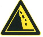 Steep slope sign